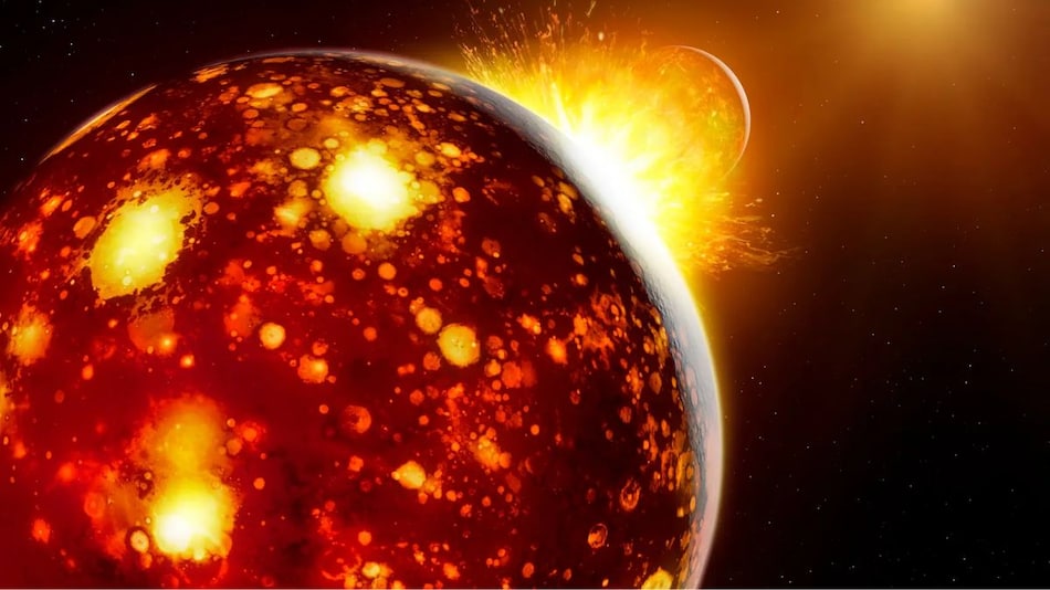 Study Traces Moon-Forming Impact to an Inner Solar System Neighbour Named Theia