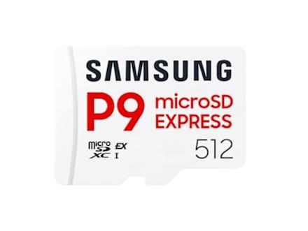 The 512GB Samsung P9 microSD Express card is 33 percent off