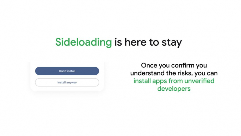 Android will hide some app sideloading behind a new one-time security process