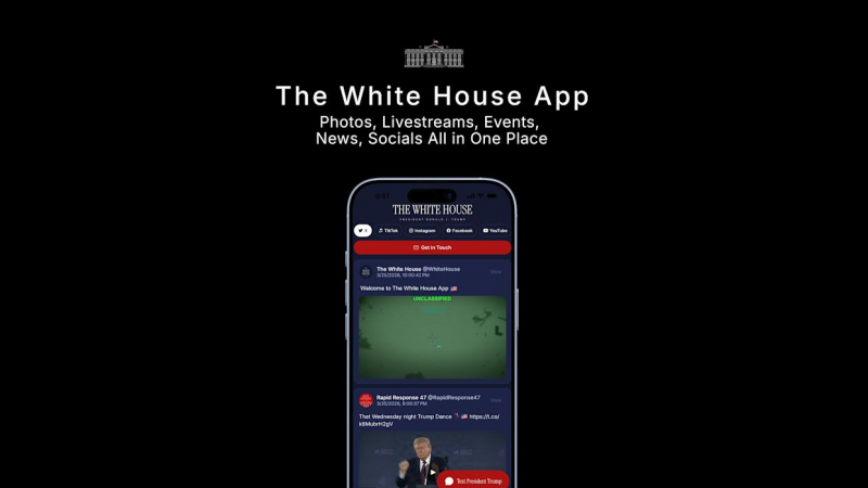 The White House app is just as weird and unnecessary as you'd expect